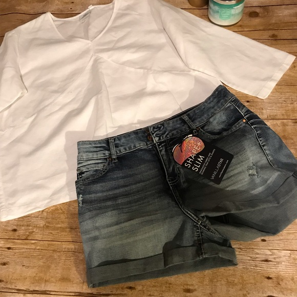 ๐ shape/slim high waisted shorts,sz 13